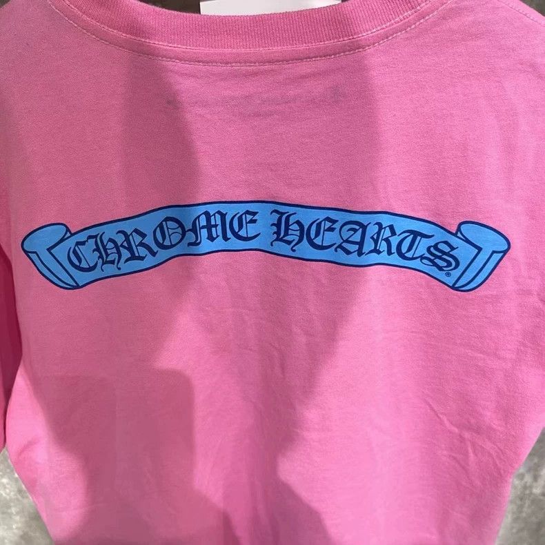 Chrome Hearts Chrome Hearts Pink Short Sleeve Shirt Size US M / EU 48-50 / 2 - 5 Thumbnail