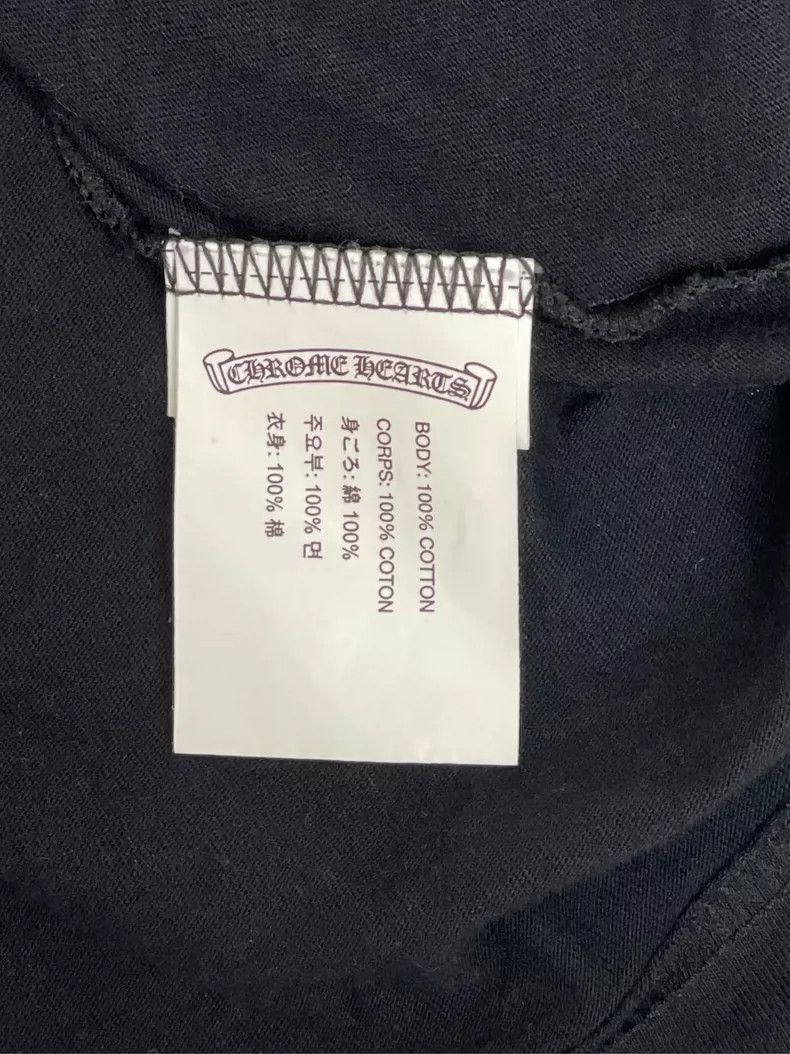 Chrome Hearts Chrome Hearts Black Pocket T-Shirt Size US S / EU 44-46 / 1 - 3 Thumbnail