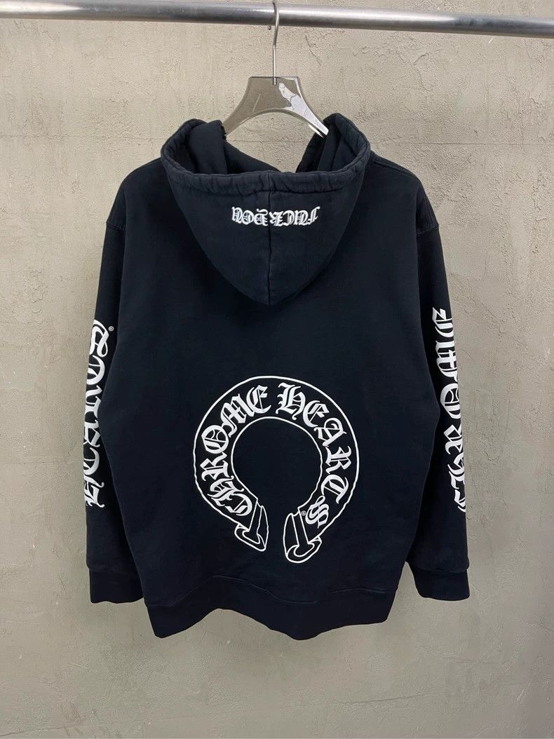 Chrome Hearts Chrome Hearts Black Zip-Up Hoodie Size US XXL / EU 58 / 5 - 3 Thumbnail