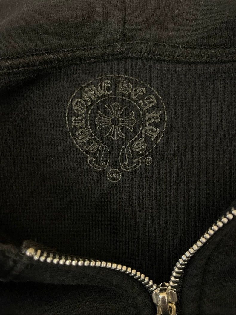 Chrome Hearts Chrome Hearts Black Zip-Up Hoodie Size US XXL / EU 58 / 5 - 6 Thumbnail
