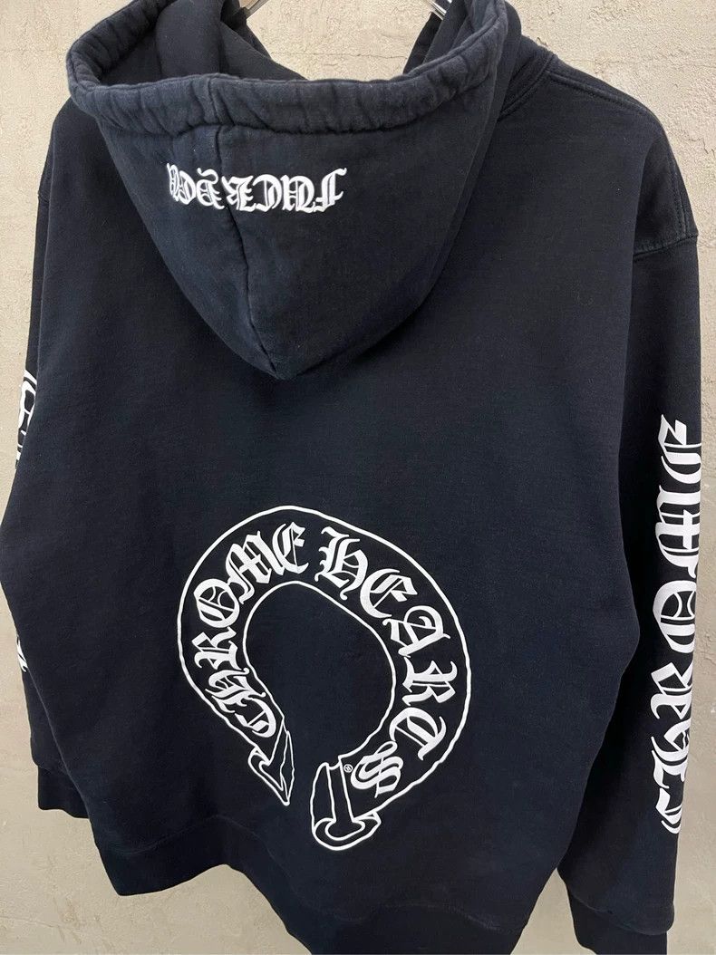 Chrome Hearts Chrome Hearts Black Zip-Up Hoodie Size US XXL / EU 58 / 5 - 4 Thumbnail