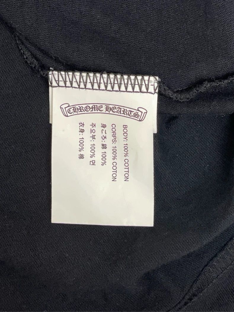 Chrome Hearts Chrome Hearts Black Pocket T-Shirt Size US S / EU 44-46 / 1 - 6 Thumbnail