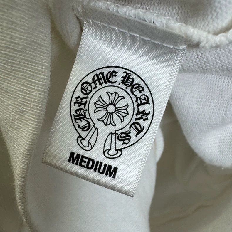 Chrome Hearts Chrome Hearts White Hoodie with Cross Design Size US M / EU 48-50 / 2 - 3 Thumbnail