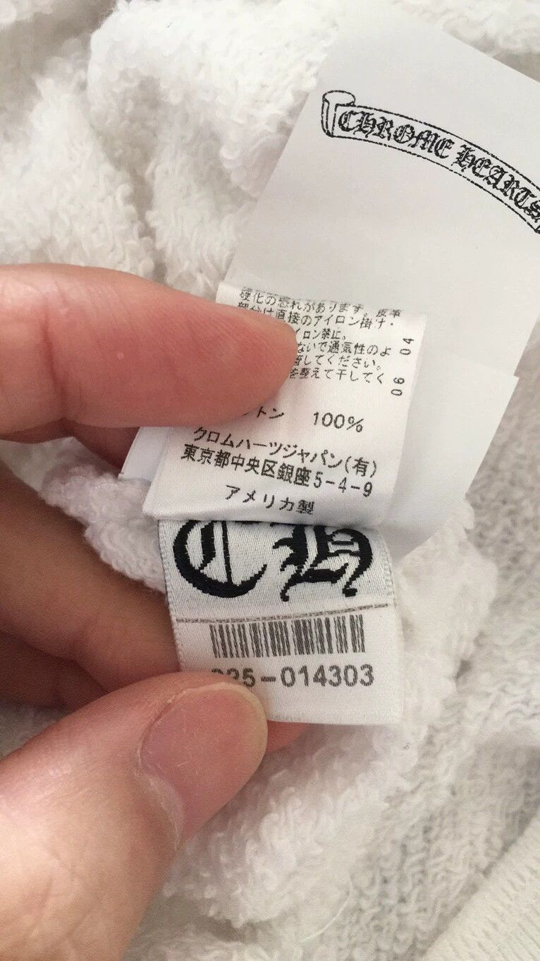 Chrome Hearts Chrome Hearts White Hoodie Sweatshirt Size US S / EU 44-46 / 1 - 4 Thumbnail