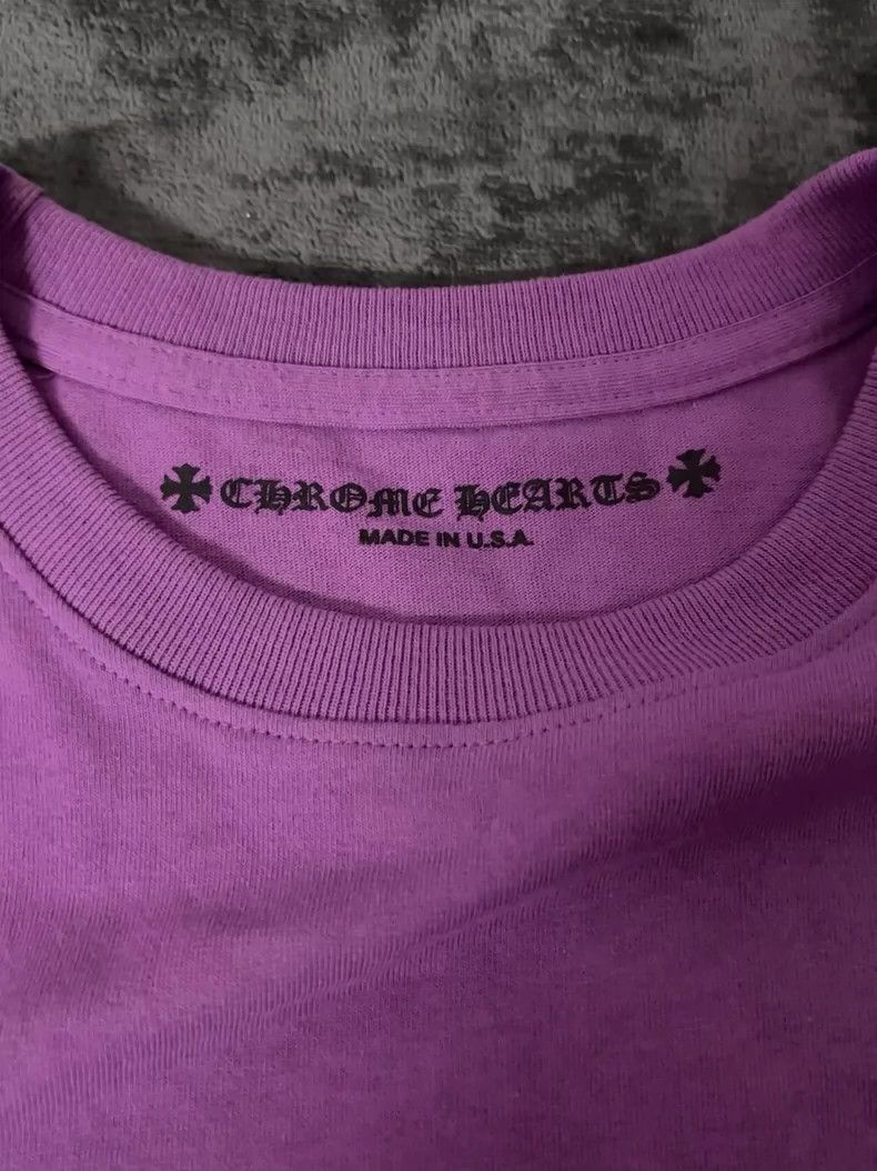 Chrome Hearts Chrome Hearts Long Sleeve Purple Shirt Size US L / EU 52-54 / 3 - 2 Thumbnail