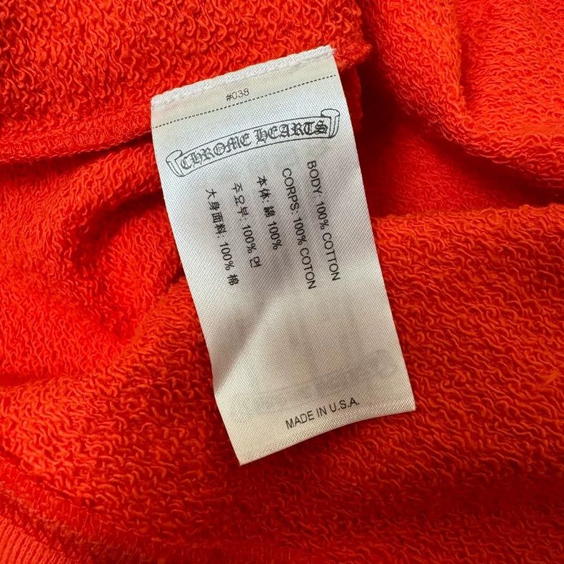 Chrome Hearts Chrome Hearts Cartoon Orange Hoodie Size US XL / EU 56 / 4 - 5 Thumbnail