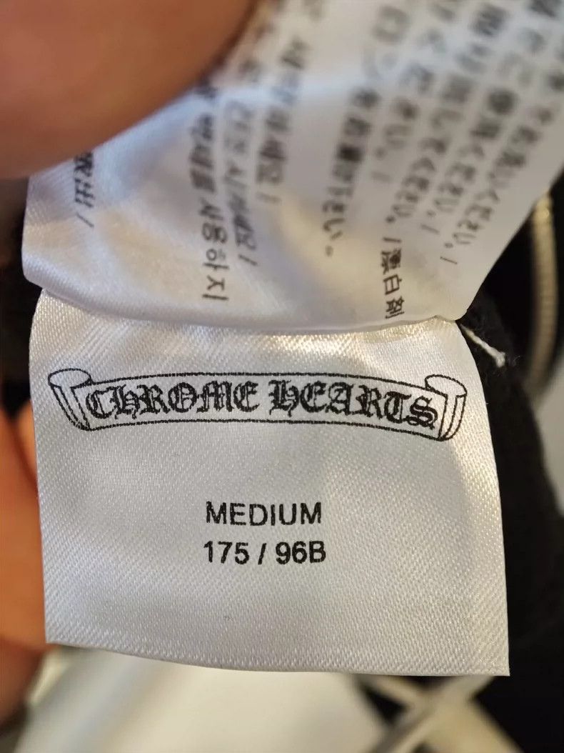 Chrome Hearts Classic Chrome Hearts Black Zip Hoodie Size US M / EU 48-50 / 2 - 7 Thumbnail