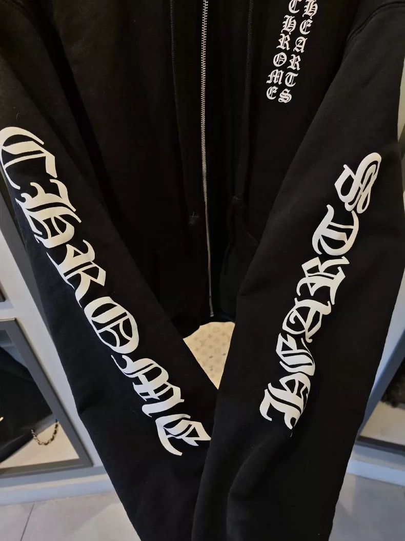 Chrome Hearts Classic Chrome Hearts Black Zip Hoodie Size US M / EU 48-50 / 2 - 4 Thumbnail