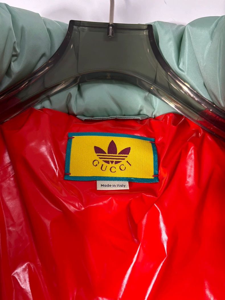 Gucci Gucci x Adidas Mint Green Puffer Jacket Size US M / EU 48-50 / 2 - 6 Thumbnail