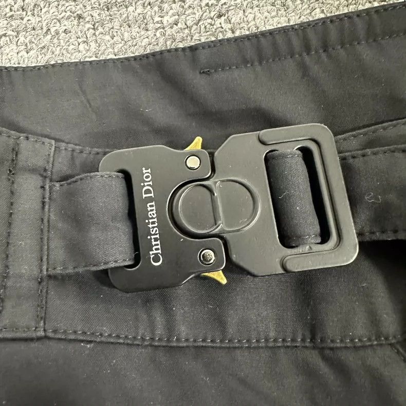 Dior Dior Functional Buckle Black Shorts Size US 31 - 3 Thumbnail