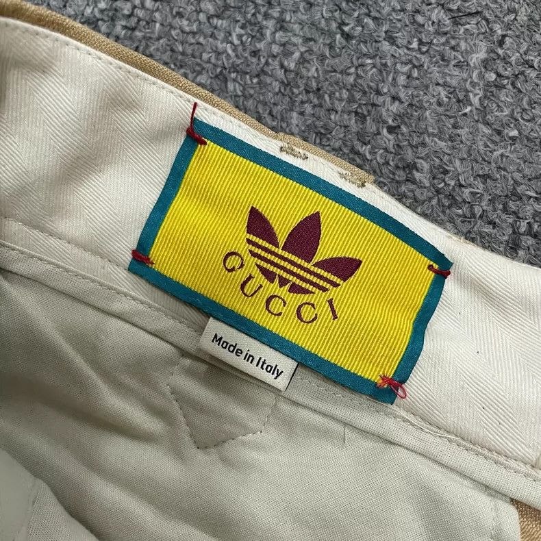 Gucci Gucci x Adidas Logo Print Trousers Size US 31 - 6 Thumbnail