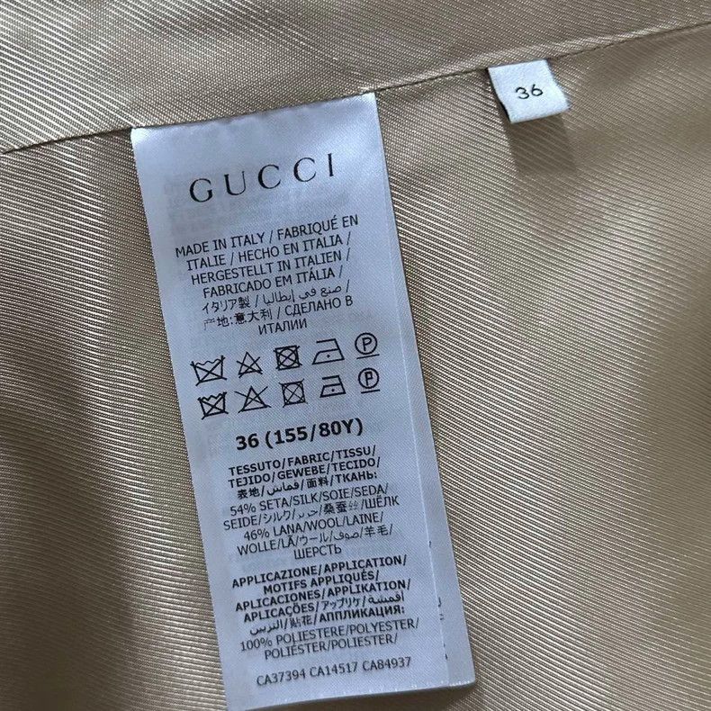 Gucci Gucci White Logo Embroidered Blazer Size US S / EU 44-46 / 1 - 6 Thumbnail