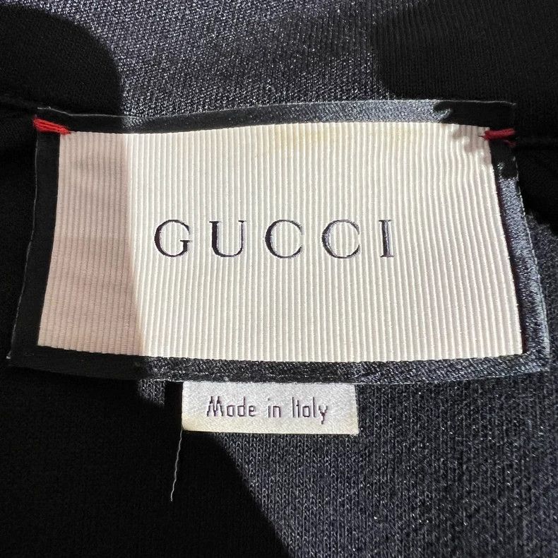 Gucci Gucci Black Logo Track Jacket Size US L / EU 52-54 / 3 - 5 Thumbnail