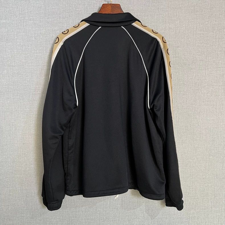 Gucci Gucci Black Logo Track Jacket Size US M / EU 48-50 / 2 - 2 Thumbnail