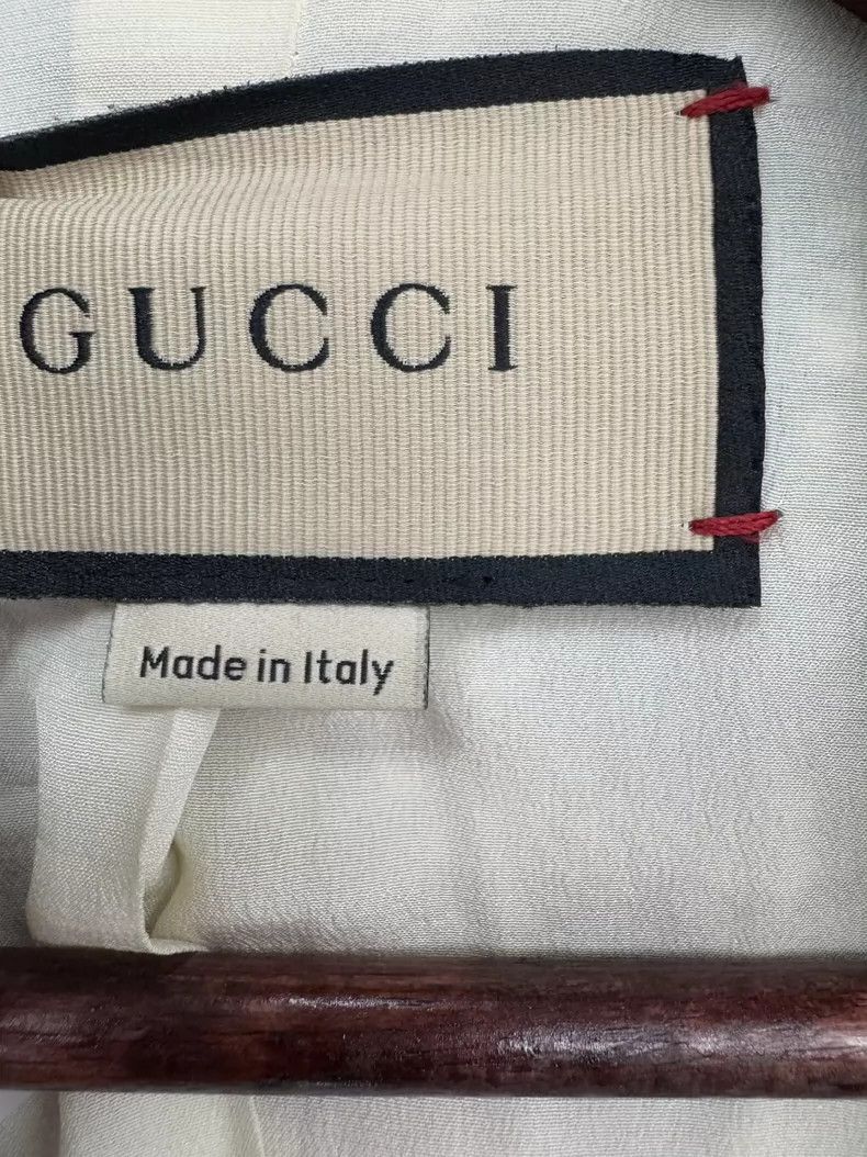 Gucci Gucci Plaid Fringed Jacket Size US M / EU 48-50 / 2 - 3 Thumbnail