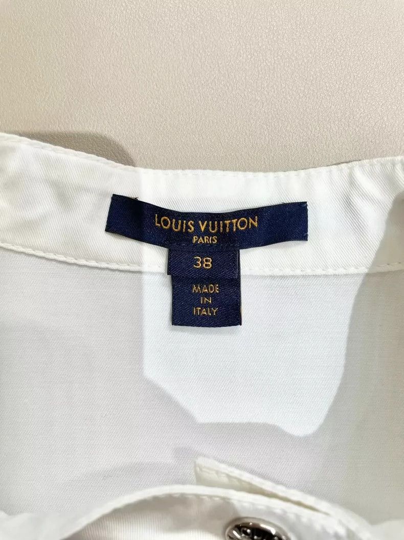 Louis Vuitton White Utility Dress by Louis Vuitton Size M / US 6-8 / IT 42-44 - 6 Thumbnail