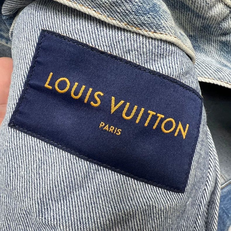 Louis Vuitton Louis Vuitton Casual Denim Jacket Size US XL / EU 56 / 4 - 3 Thumbnail