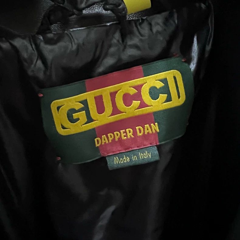 Gucci Gucci Patchwork Leather Jacket with Gold Emblem Size US L / EU 52-54 / 3 - 3 Thumbnail
