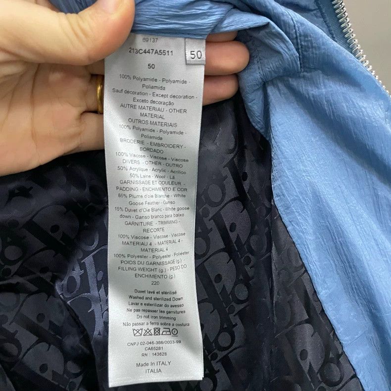 Dior Dior Padded Embroidered Jacket Size 50 Size US L / EU 52-54 / 3 - 5 Thumbnail