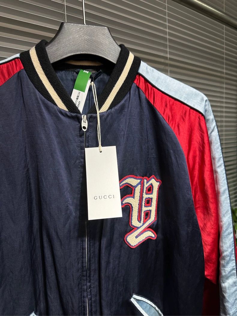 Gucci Gucci Scorpion Embroidered Baseball Jacket Size US L / EU 52-54 / 3 - 3 Thumbnail