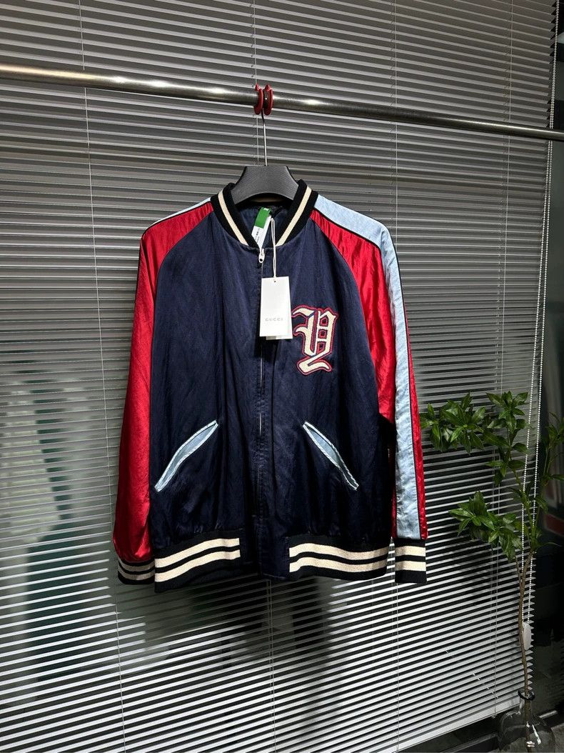 Gucci Gucci Scorpion Embroidered Baseball Jacket Size US L / EU 52-54 / 3 - 2 Thumbnail