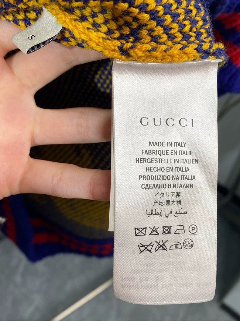 Gucci Gucci Bear Print Knitted Cardigan Size US S / EU 44-46 / 1 - 4 Thumbnail