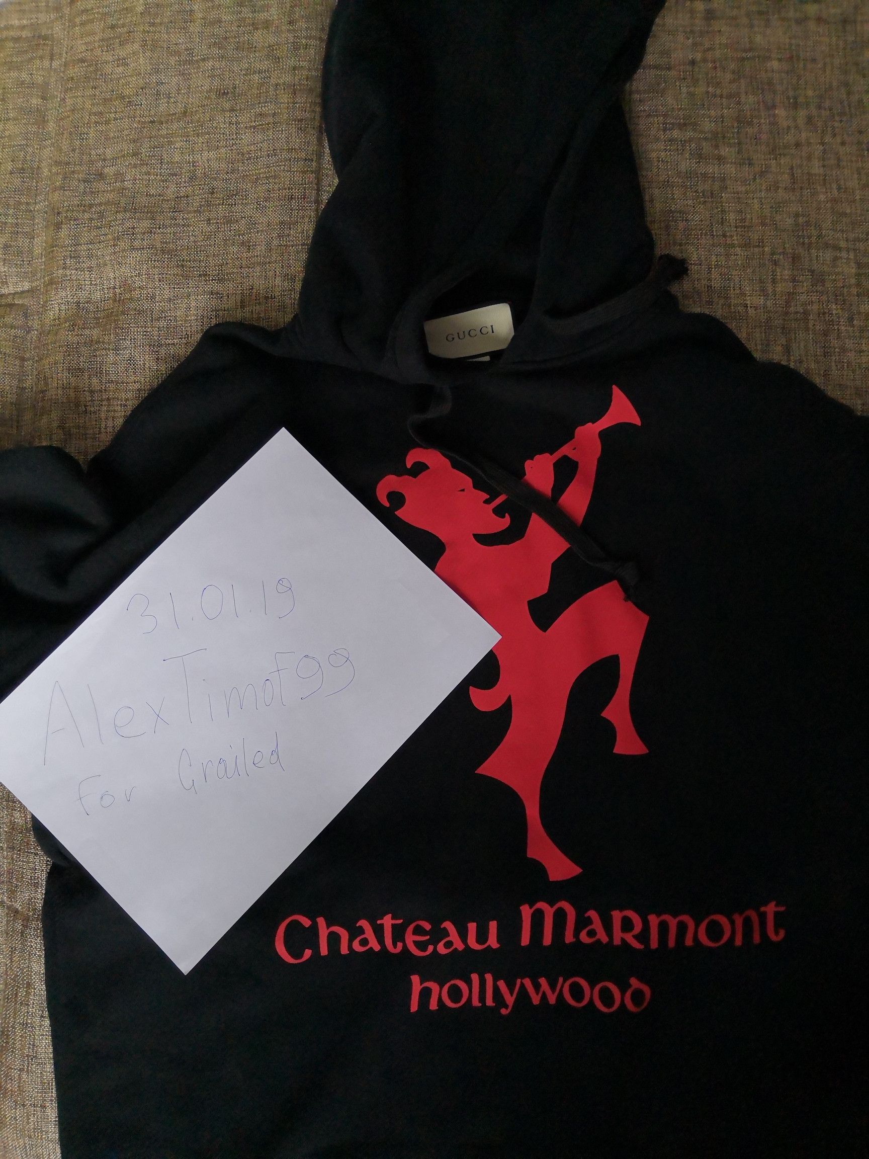 Gucci chateau marmont hoodie deals