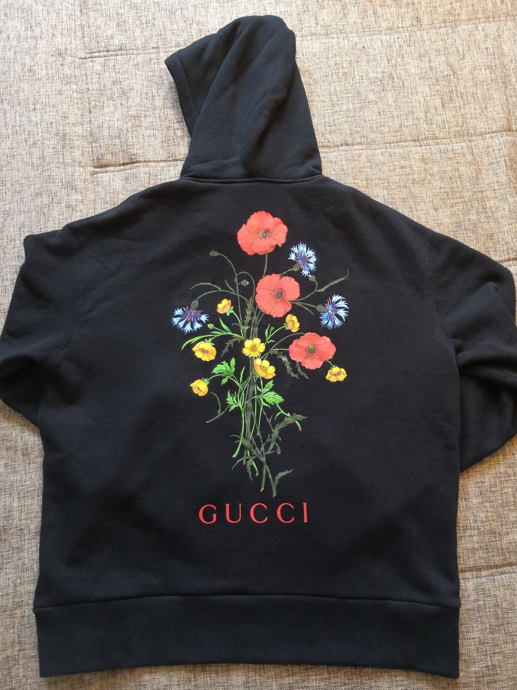 Gucci GUCCI Black & Red Chateau Marmont Hoodie | Grailed