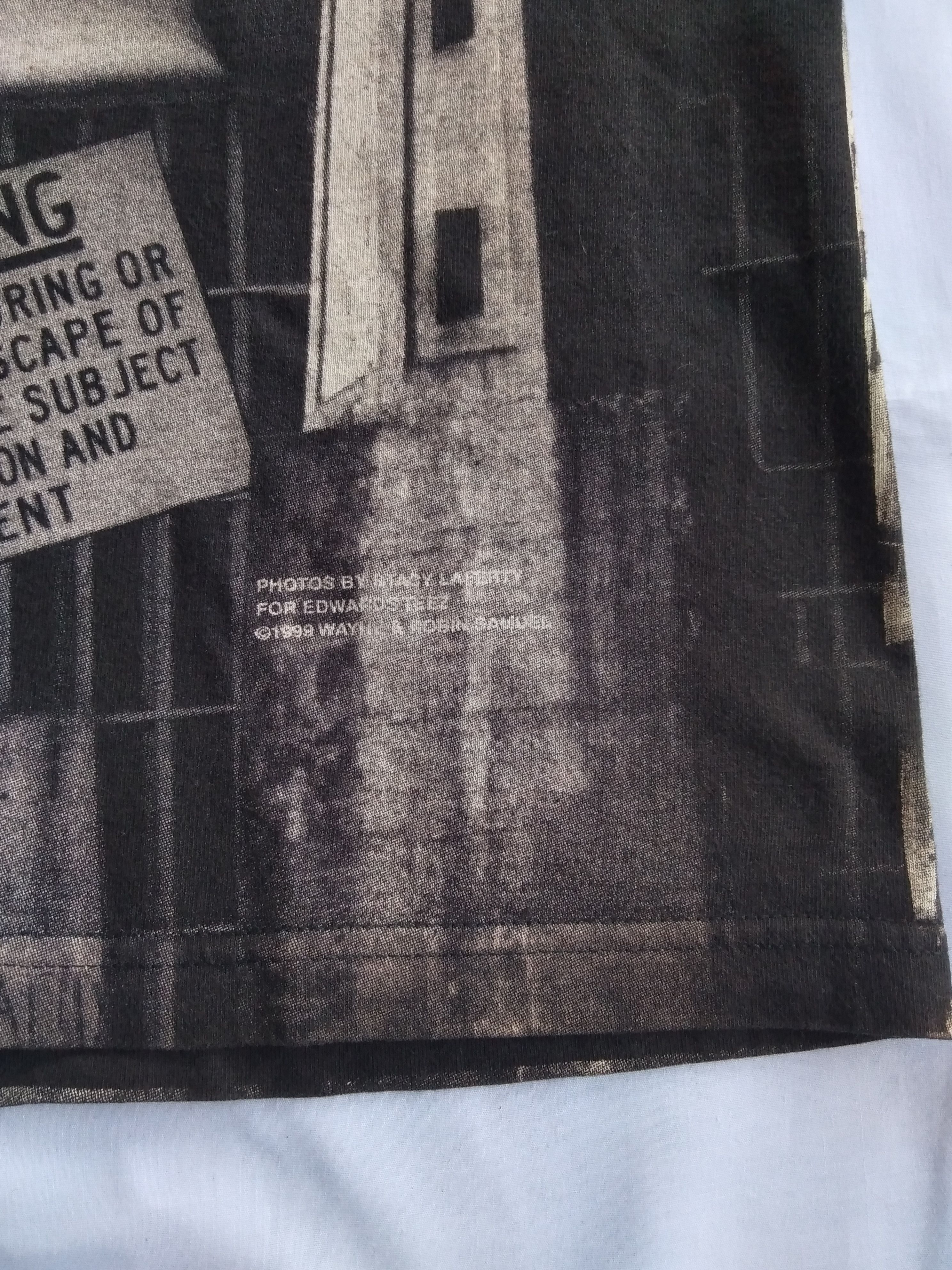 Vintage vintage 90s ALCATRAZ aop al capone Size US L / EU 52-54 / 3 - 4 Thumbnail