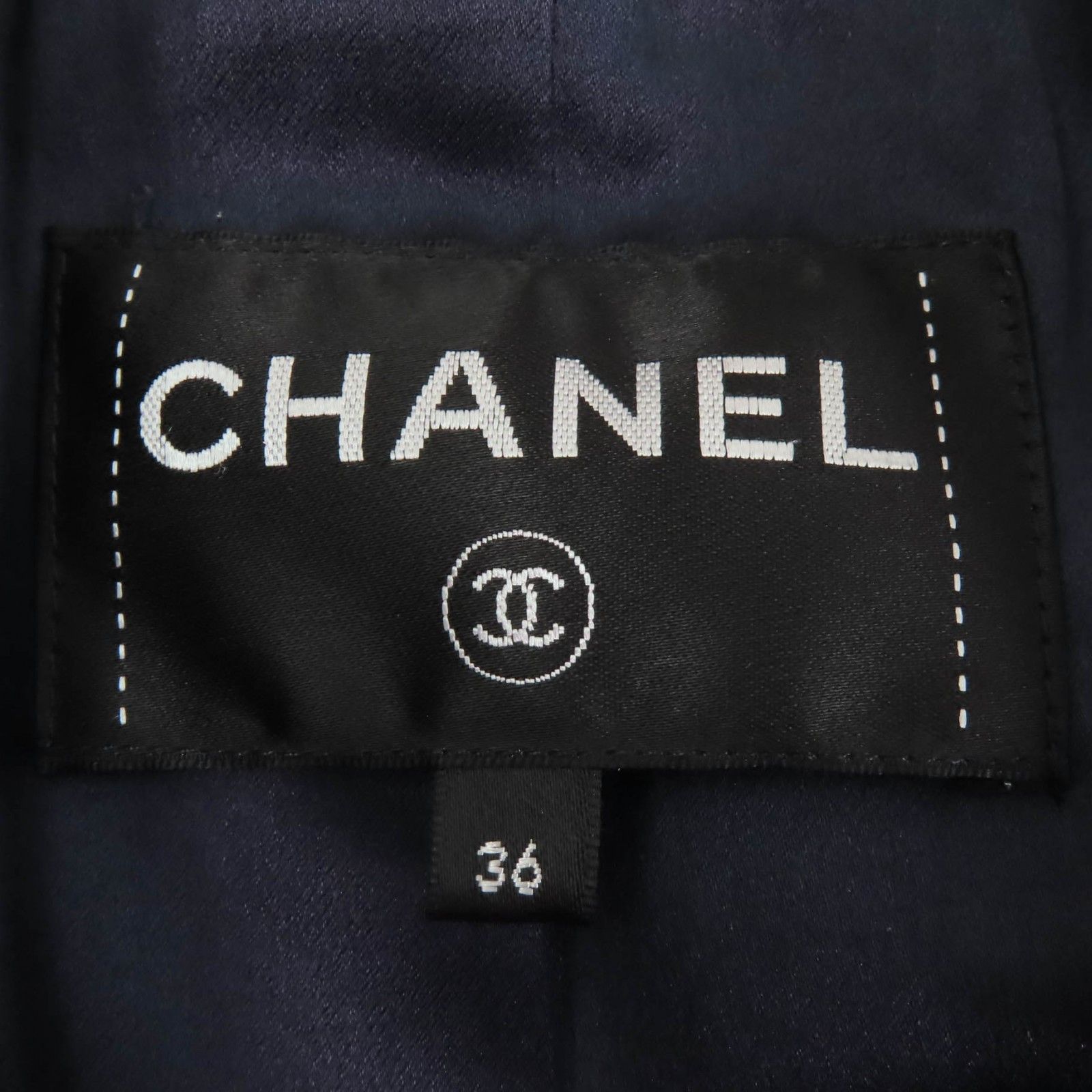 Chanel Chanel Chanel Hexagon COCO Button Zigzag Pattern Wool Coat Others Outerwear P59081V39106 DUTY FREE for USA Size ONE SIZE - 7 Thumbnail