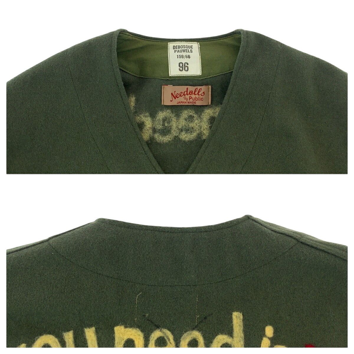 Other Other Needles Wool No Collar Jacket Others Outerwear DUTY FREE for USA Size ONE SIZE - 4 Thumbnail