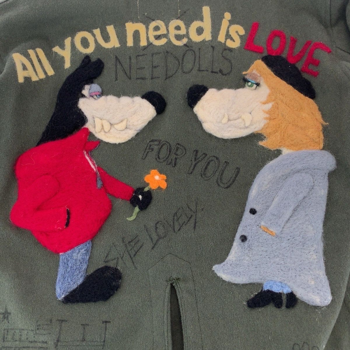 Other Other Needles Wool No Collar Jacket Others Outerwear DUTY FREE for USA Size ONE SIZE - 5 Thumbnail