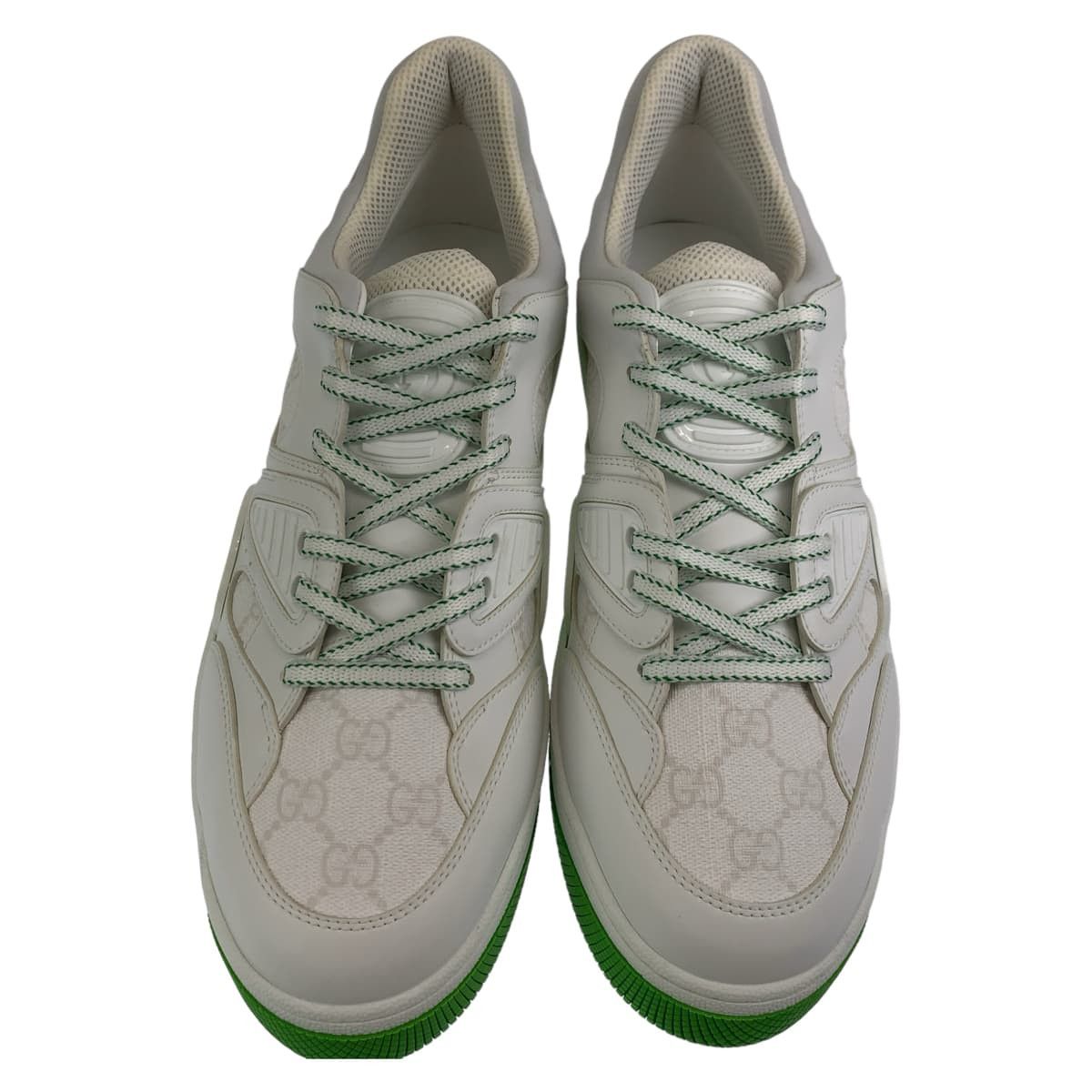 Gucci Gucci Gucci Basket GG Pattern Leather Sneakers Leather Shoes 700290 Size ONE SIZE - 3 Thumbnail