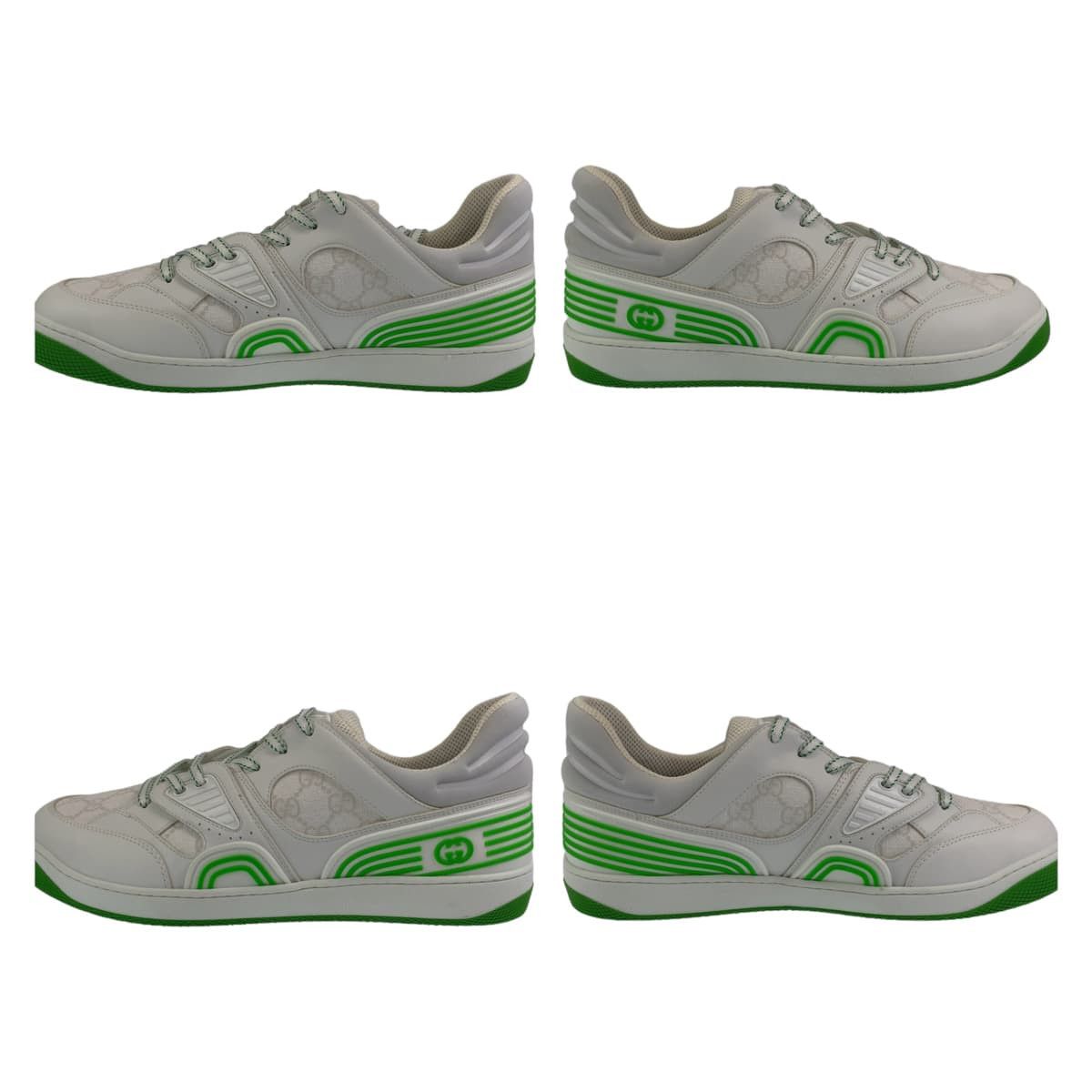 Gucci Gucci Gucci Basket GG Pattern Leather Sneakers Leather Shoes 700290 Size ONE SIZE - 8 Thumbnail