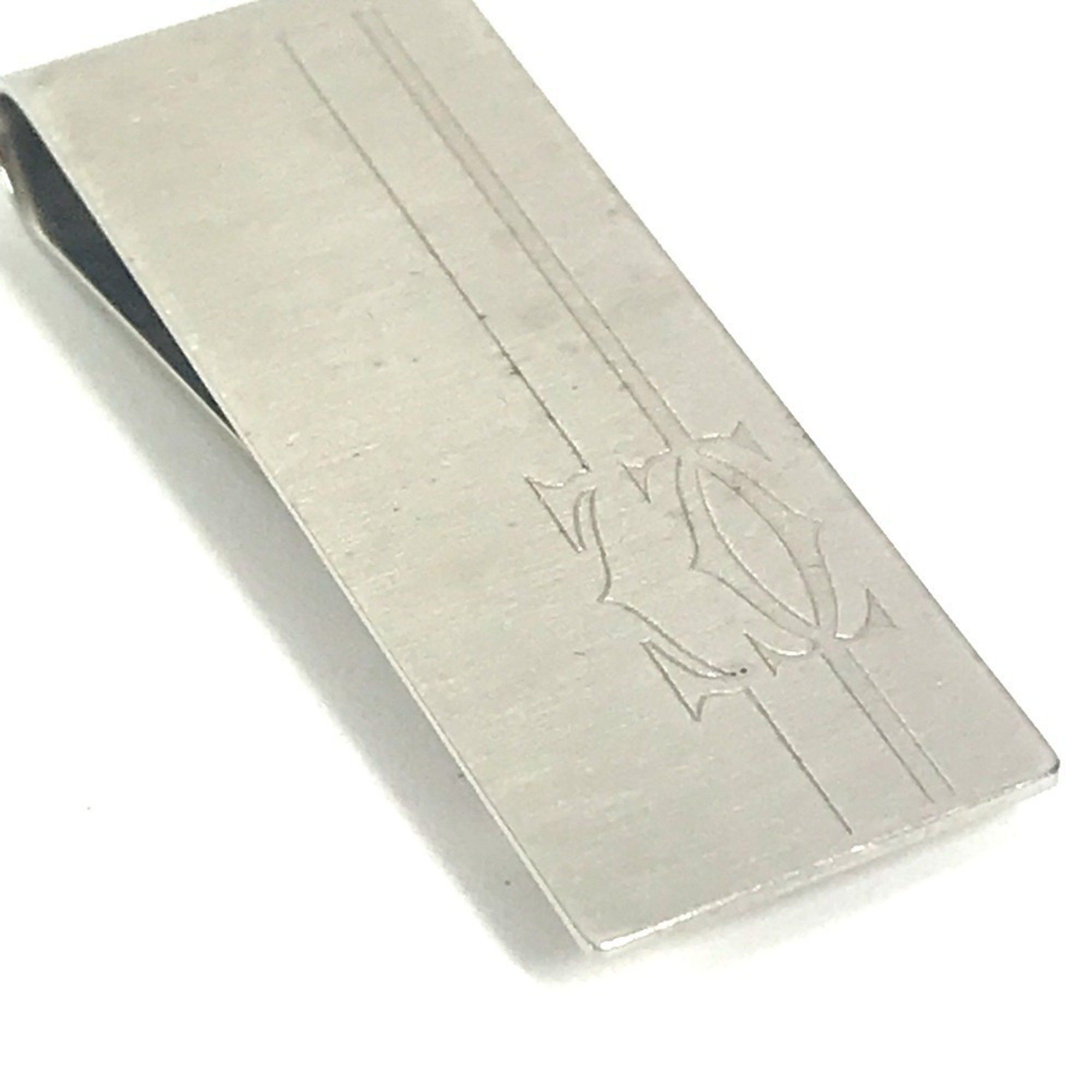 Cartier CARTIER Logo Wallet Money Clip SS Men's Women's Silver Size ONE SIZE - 4 Thumbnail