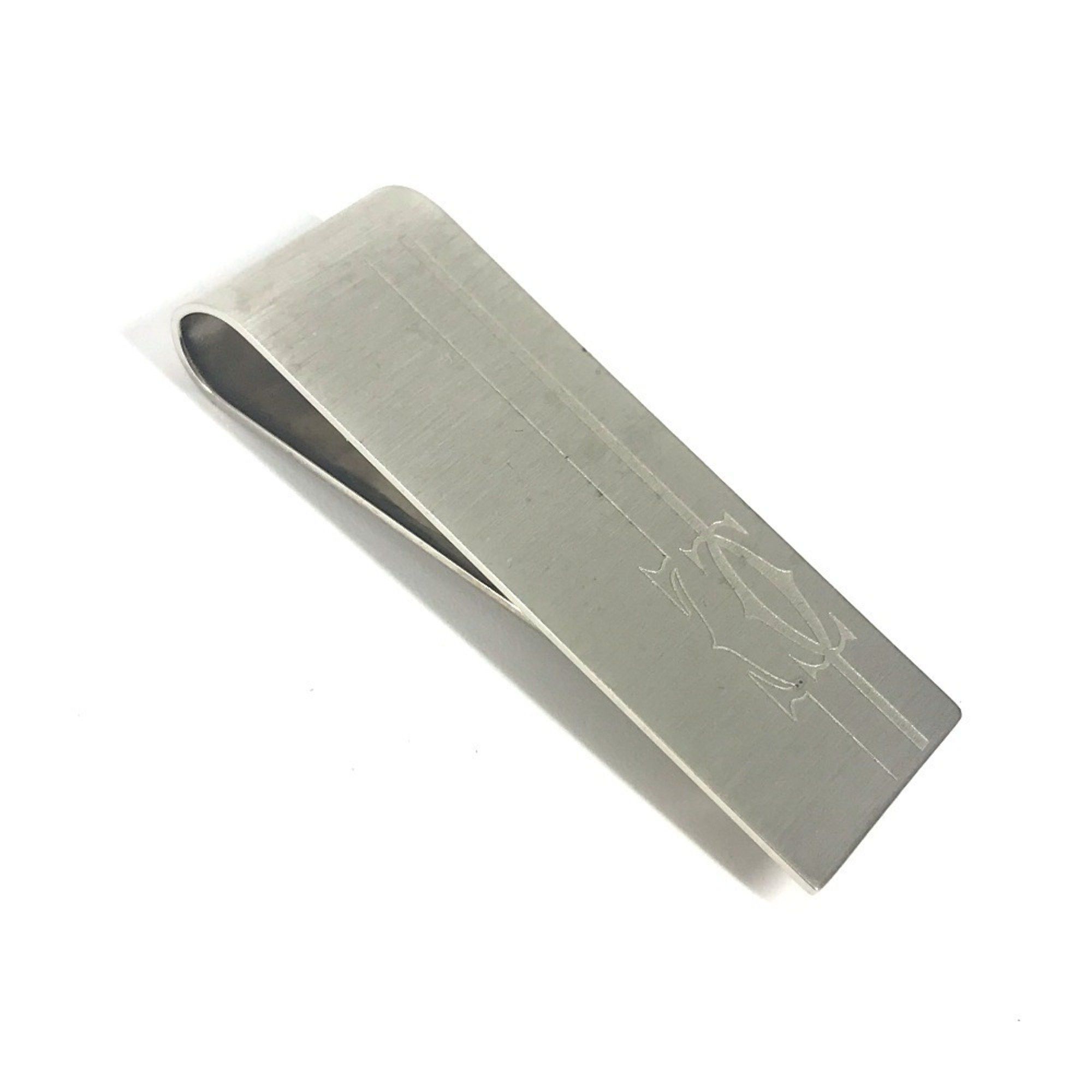 Cartier CARTIER Logo Wallet Money Clip SS Men's Women's Silver Size ONE SIZE - 3 Thumbnail