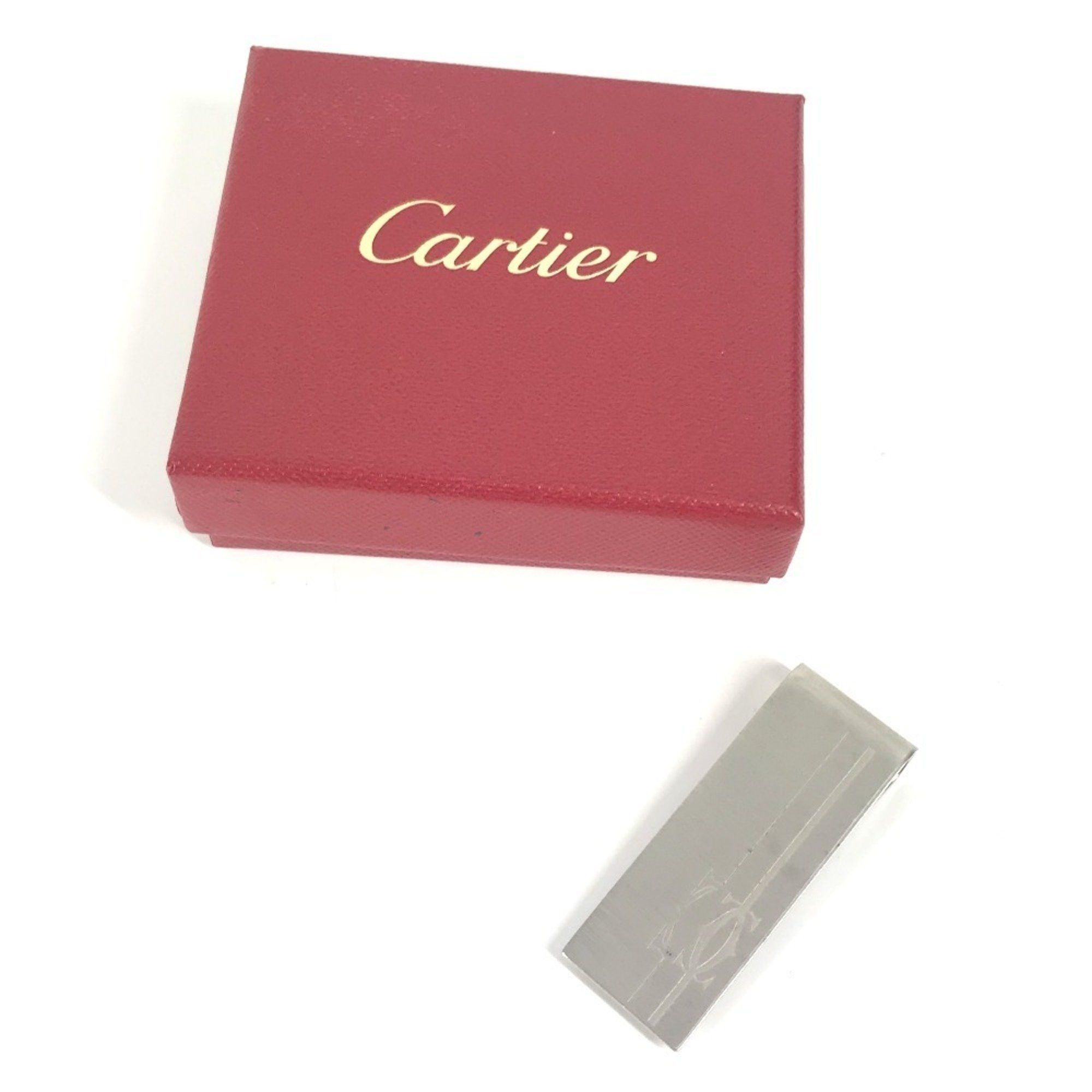 Cartier CARTIER Logo Wallet Money Clip SS Men's Women's Silver Size ONE SIZE - 7 Thumbnail