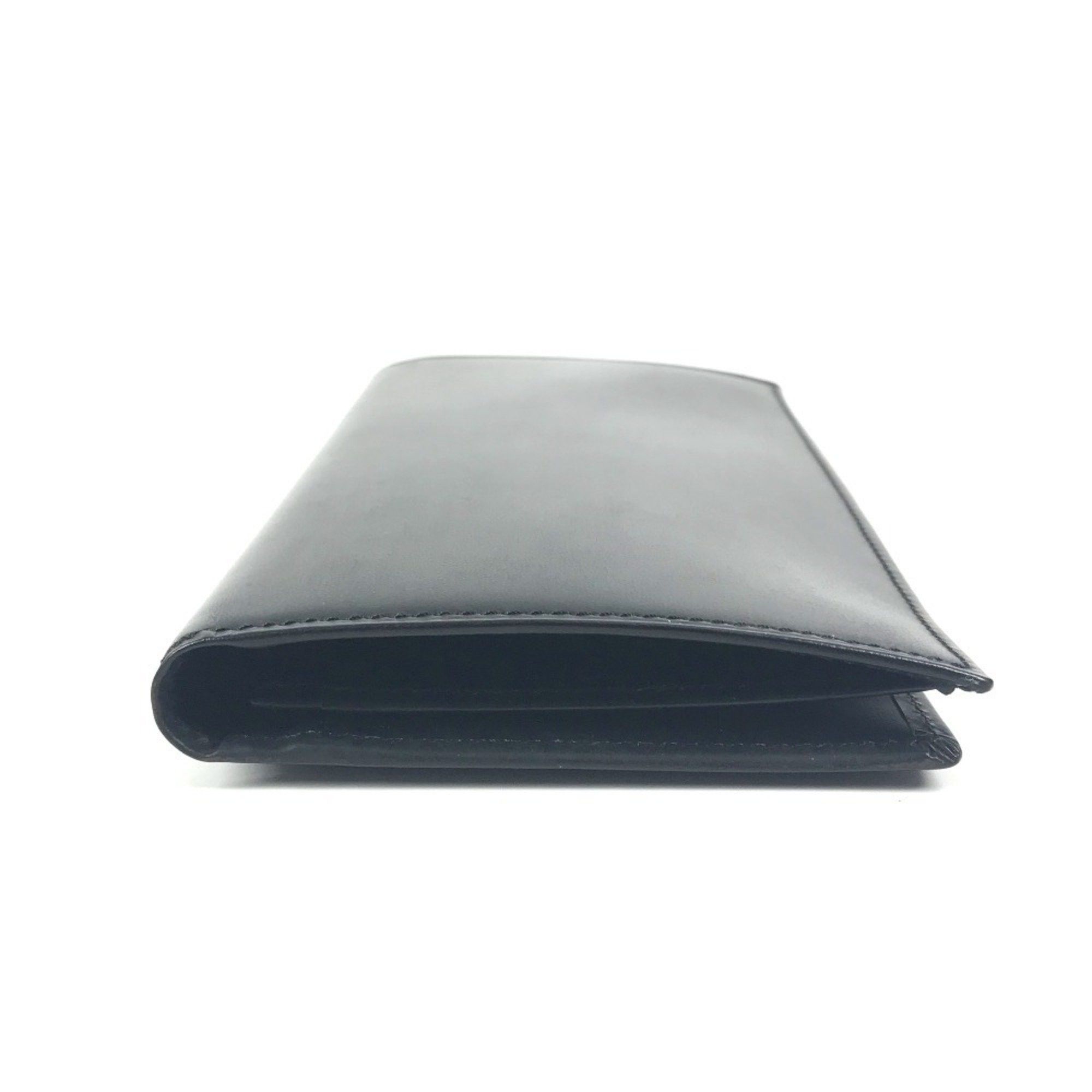 Cartier CARTIER Must Line Logo Billfold Accessory Wallet Bi-fold Long Leather Men's Women's Black Size ONE SIZE - 4 Thumbnail
