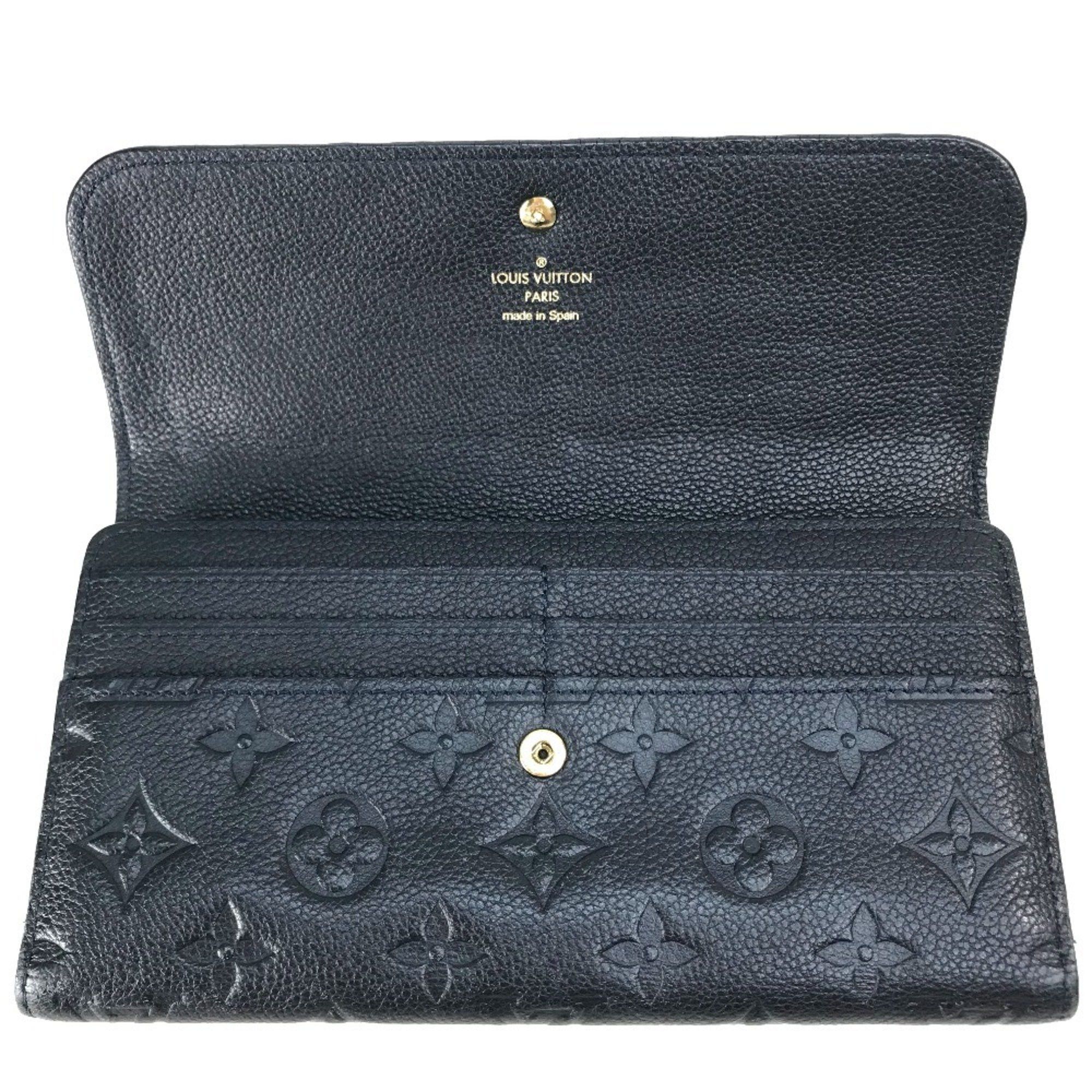 Louis Vuitton LOUIS VUITTON M60258 Monogram Empreinte Portefeuille Virtuose Long Wallet Leather Women's Infini Navy Size ONE SIZE - 7 Thumbnail