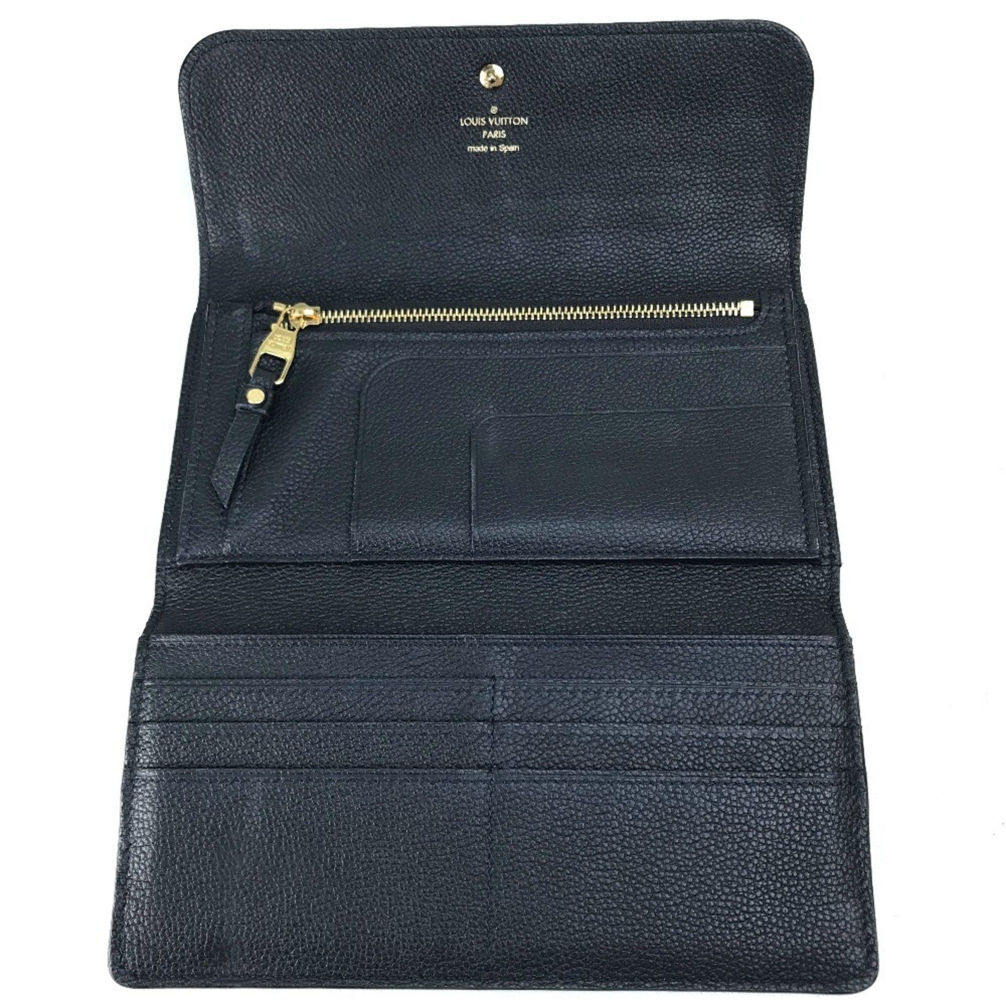 Louis Vuitton LOUIS VUITTON M60258 Monogram Empreinte Portefeuille Virtuose Long Wallet Leather Women's Infini Navy Size ONE SIZE - 8 Thumbnail