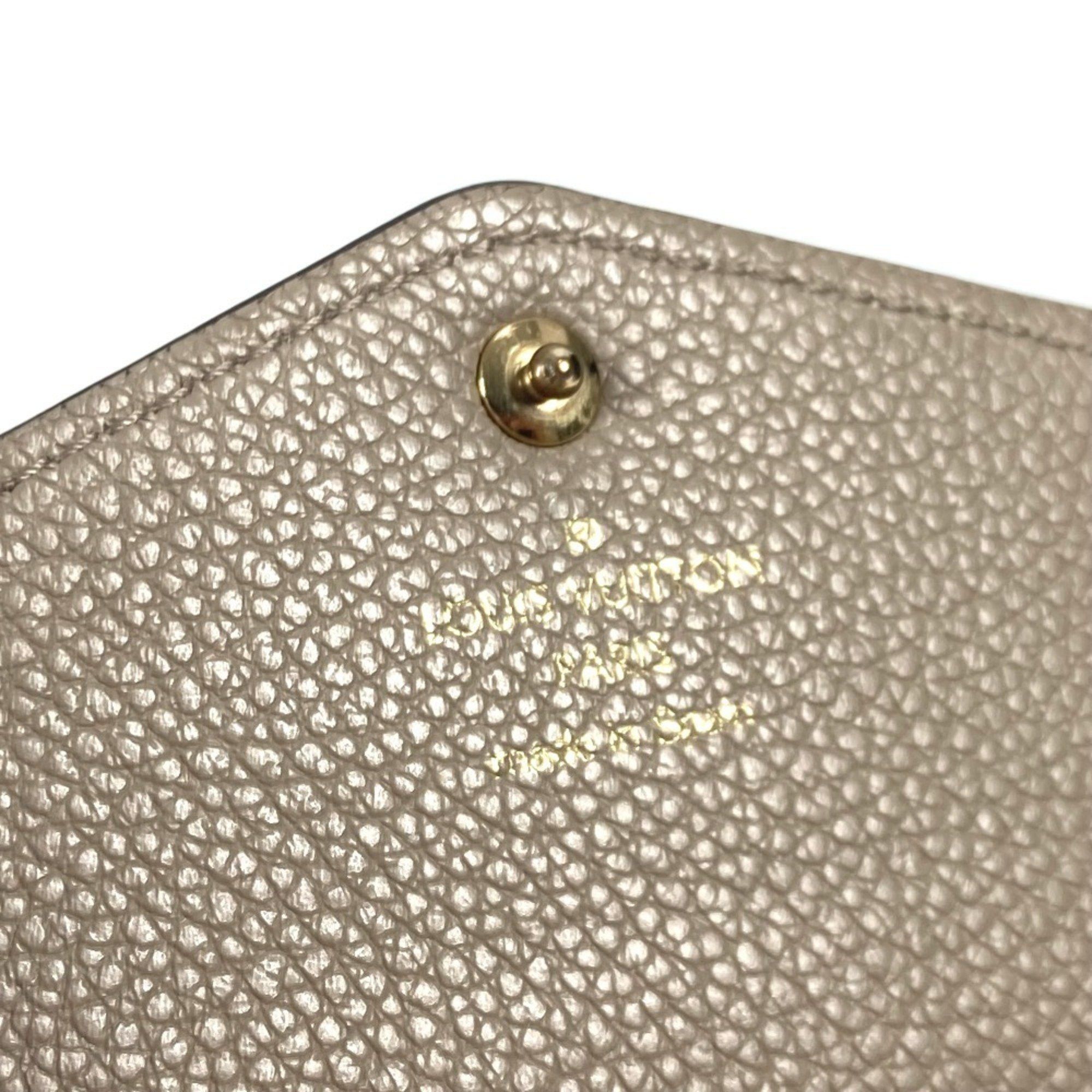 Louis Vuitton LOUIS VUITTON M82256 Monogram Empreinte Portefeuille Sarah Long Wallet Leather Men's Women's Tourterelle Beige Size ONE SIZE - 10 Thumbnail