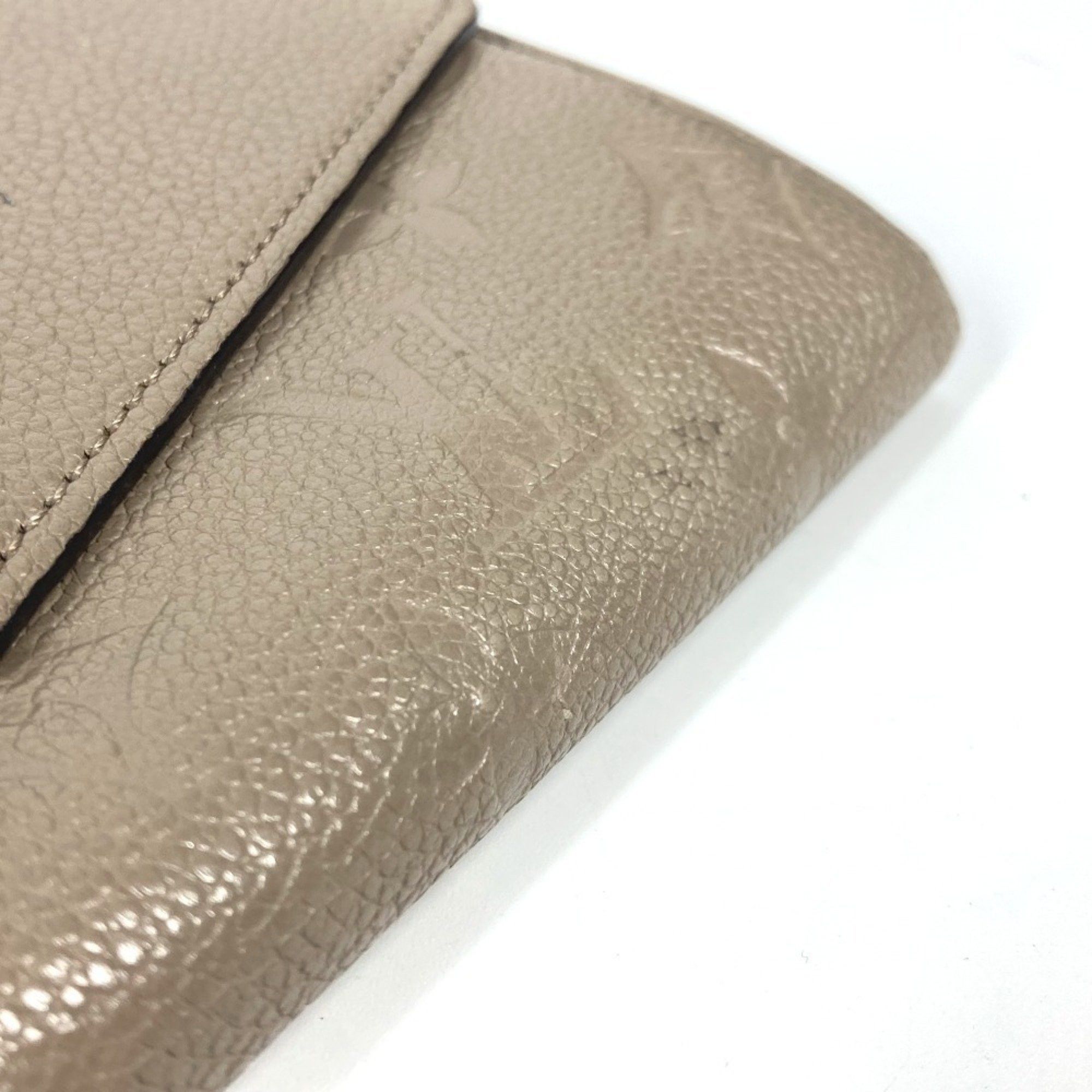 Louis Vuitton LOUIS VUITTON M82256 Monogram Empreinte Portefeuille Sarah Long Wallet Leather Men's Women's Tourterelle Beige Size ONE SIZE - 8 Thumbnail