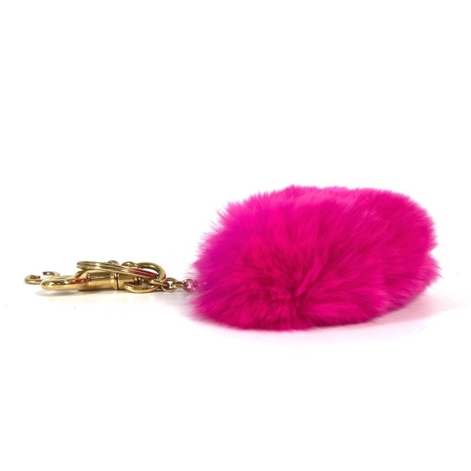 Dolce & Gabbana Dolce & Gabbana DOLCE&GABBANA Heart Bag Charm Keychain Fur Metal Women's Pink Size ONE SIZE - 3 Thumbnail