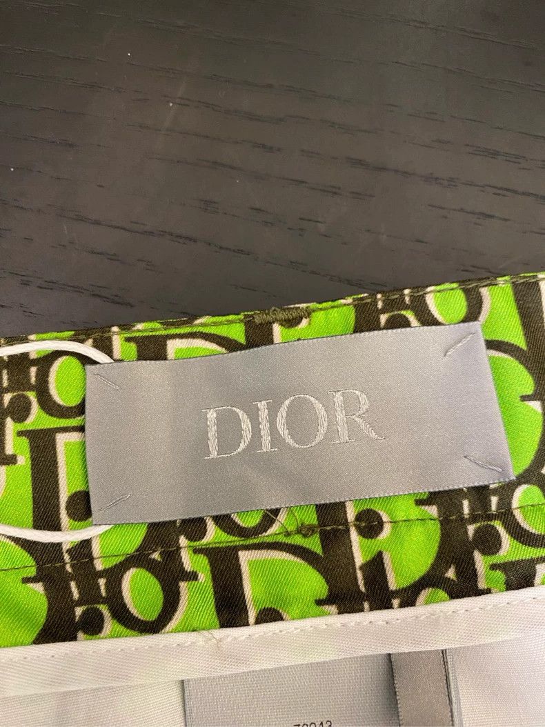 Dior Dior Green Silk Shorts Size US 38 / EU 54 - 5 Thumbnail