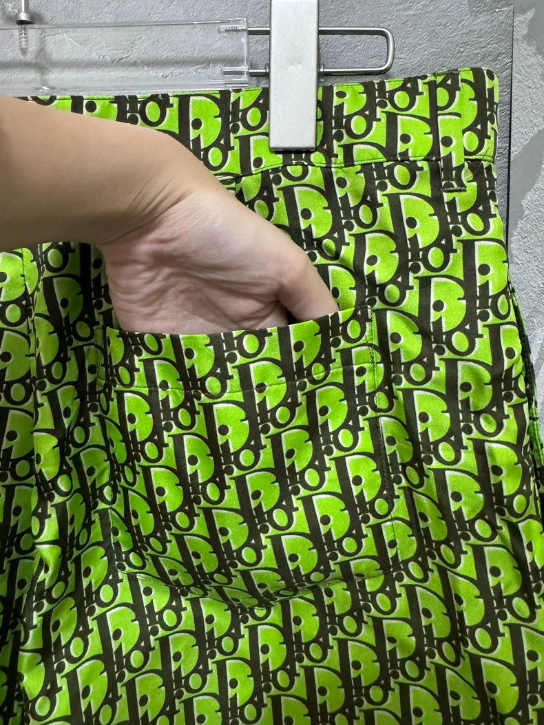 Dior Dior Green Silk Shorts for Men Size US 38 / EU 54 - 8 Thumbnail