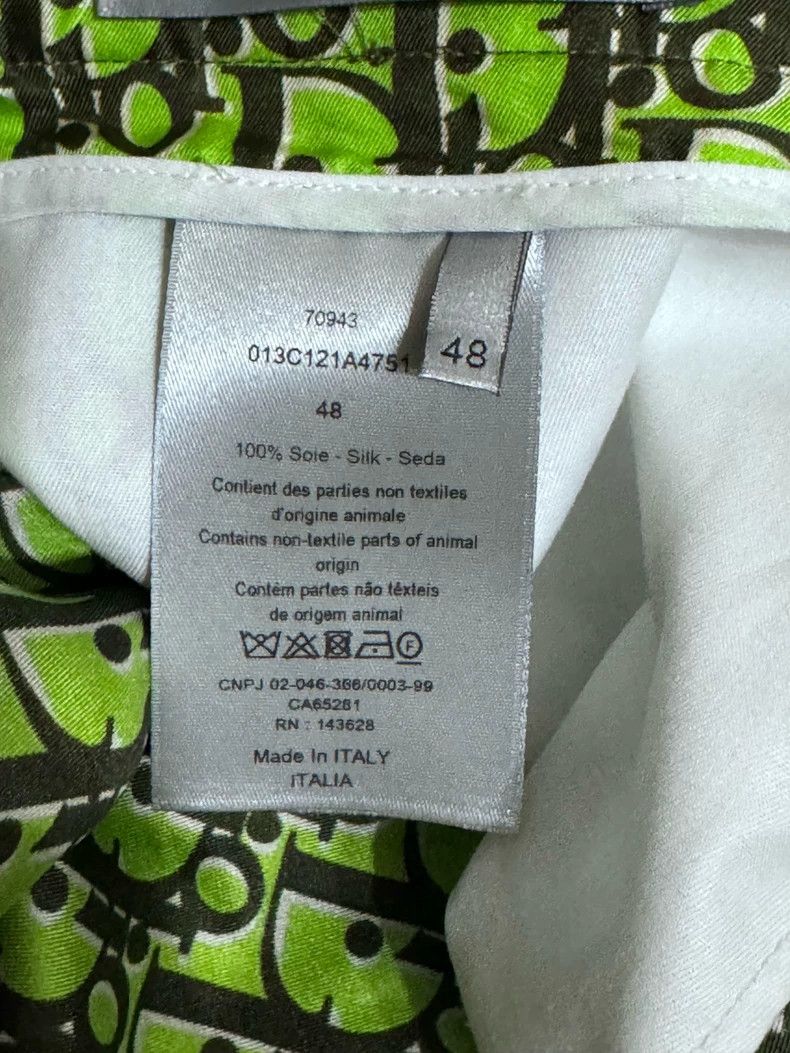 Dior Dior Green Silk Shorts for Men Size US 38 / EU 54 - 6 Thumbnail