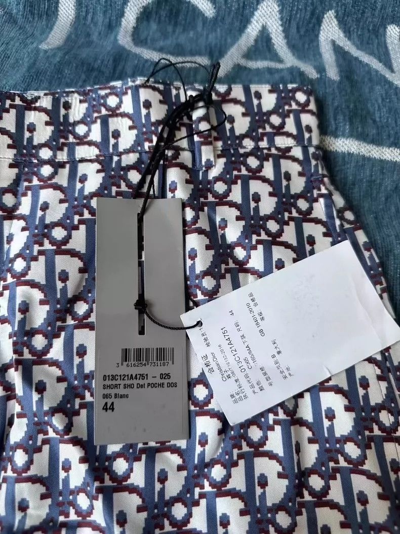 Dior Dior Print Silk Shorts Size US 31 - 4 Thumbnail