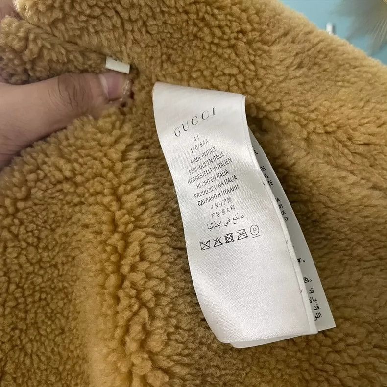 Gucci Gucci Blue Denim Jacket with Shearling Lining Size US XL / EU 56 / 4 - 5 Thumbnail