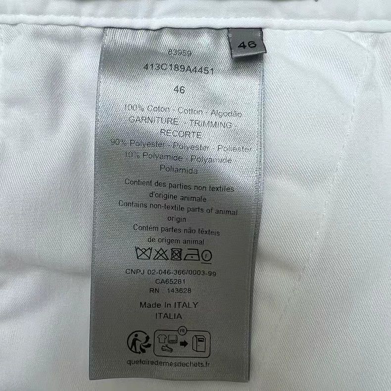 Dior White Dior Spring Summer Cargo Pants Size US 36 / EU 52 - 4 Thumbnail