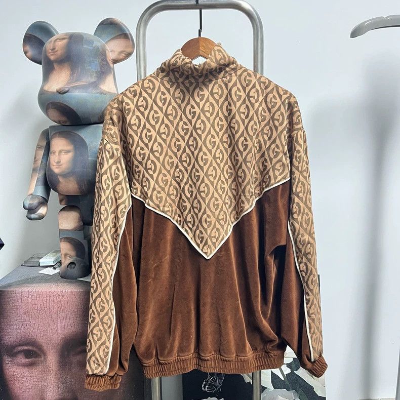Gucci Gucci Velvet Printed Jacket N1102 Size US S / EU 44-46 / 1 - 2 Thumbnail